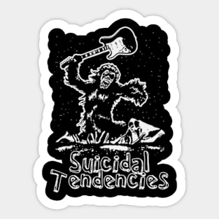 suicidal monster smash Sticker